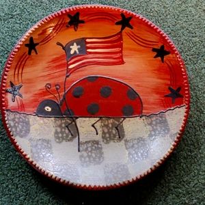 Eldrith pottery plate